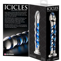 Icicles Hand Blown Glass Massager - N. 5
