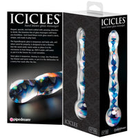 Icicles Hand Blown Glass Massager - N. 8