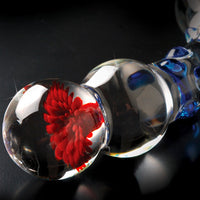 Icicles Hand Blown Glass Massager - N. 18