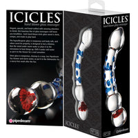 Icicles Hand Blown Glass Massager - N. 18