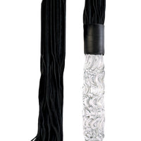 Icicles Hand Blown Glass Whip - N. 38