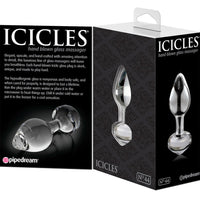 Icicles Hand Blown Glass Massager - N. 44