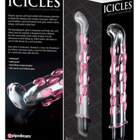 Icicles Hand Blown Glass Massager - N. 19