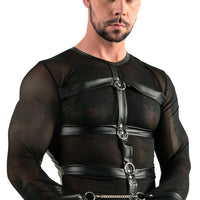 Svenjoyment Bondage - Long Sleeved Top With Harness And Restraints