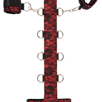 Bad Kitty - Neck Restraint and Handcuffs Red/Black