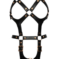 Bad Kitty - Harness with Rose-Gold Metal Details