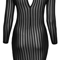 Noir Handmade - Midi Dress Made Of Elastic Tulle