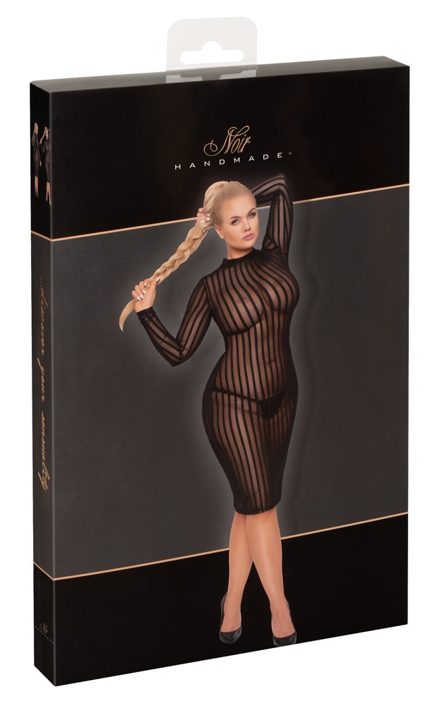 Noir Handmade - Midi Dress Made Of Elastic Tulle