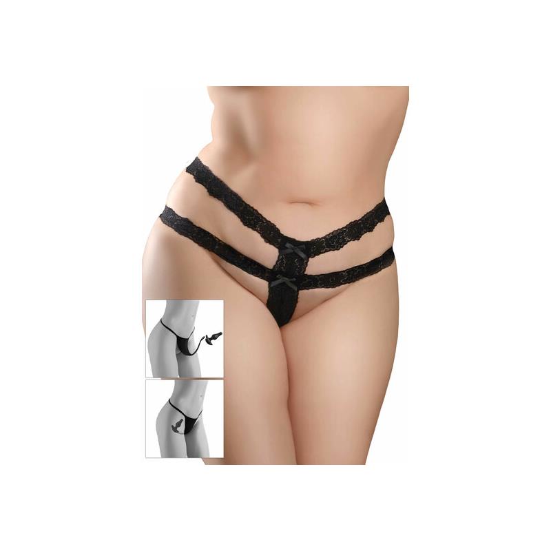 Hookup Panty - Anal Plug One Size XL-XXL The Black Potato Hookup Panty - Anal Plug One Size XL-XXL The Black Potato