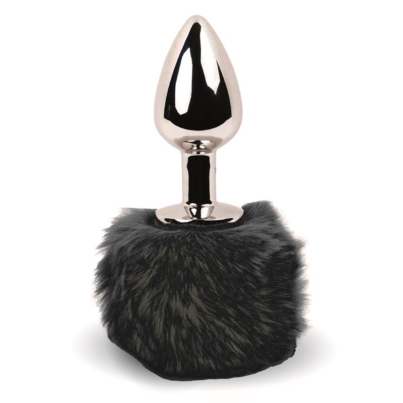 Feelztoys - Plug Anale Coda di coniglio Nero  The Black Potato