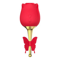Martinella - Clitoris Stimulator with Point Vibrator Hot Red