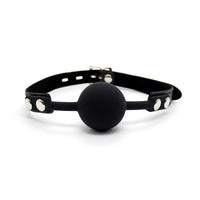 Fetish Addict - Silicon Ball Gag 4 cm with Padlock