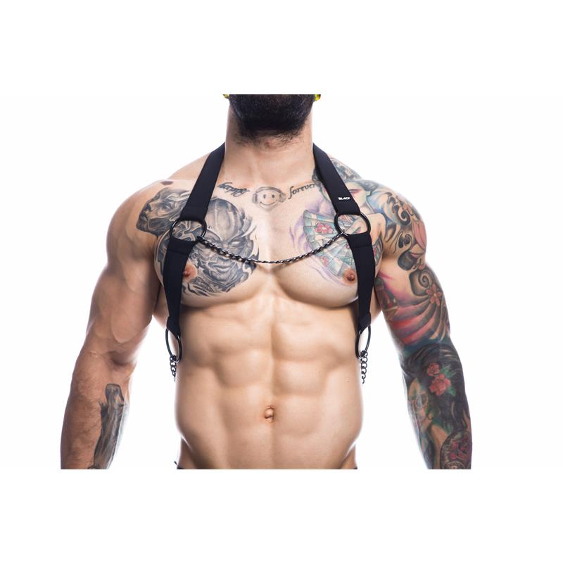 Cut4Men - Black Chain Chest Harness