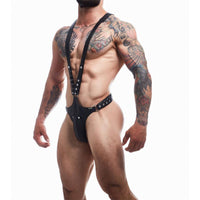 Cut4Men - BL4CK07 Body Harness Dungeon One Size