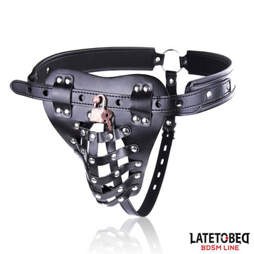 Latetobed BDSM Line -  Male Chastity Belt With Adjustable Lock