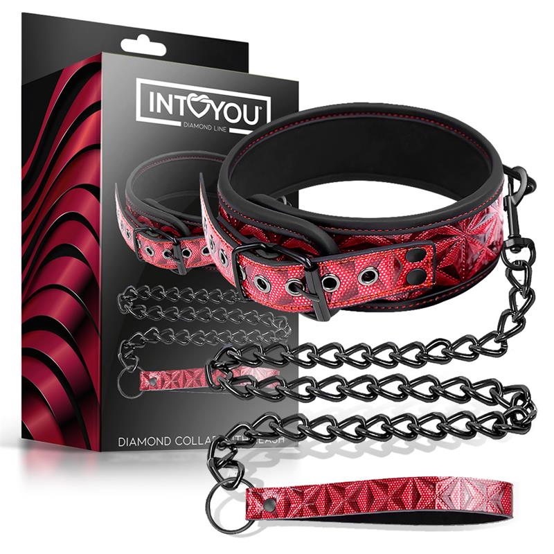 IntoYou Diamond Line - Collar Vegan Leather