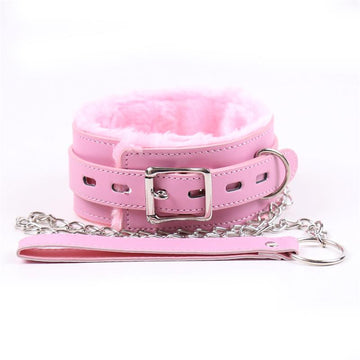 Latetobed BDSM Line - Collar With Pastel Pink Strap