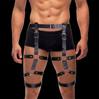 IntoYou Bdsm Line - Fabian Leg & Waist Bondage Harness Black