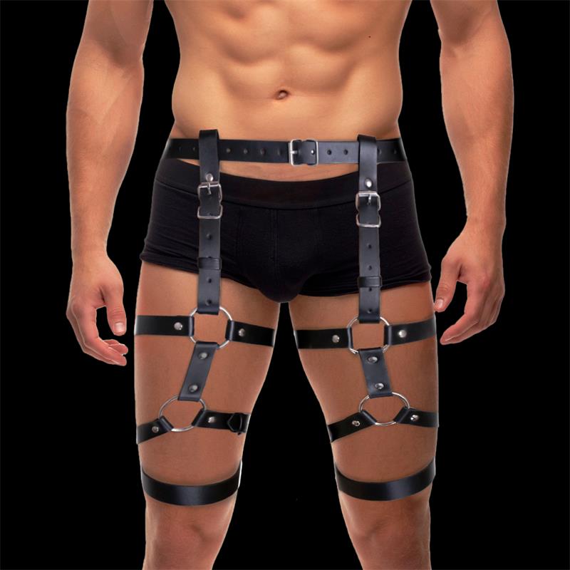 IntoYou Bdsm Line - Fabian Leg & Waist Bondage Harness Black