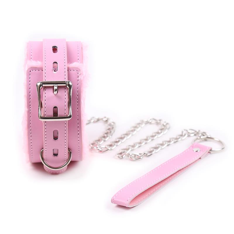 Latetobed BDSM Line - Collar With Pastel Pink Strap