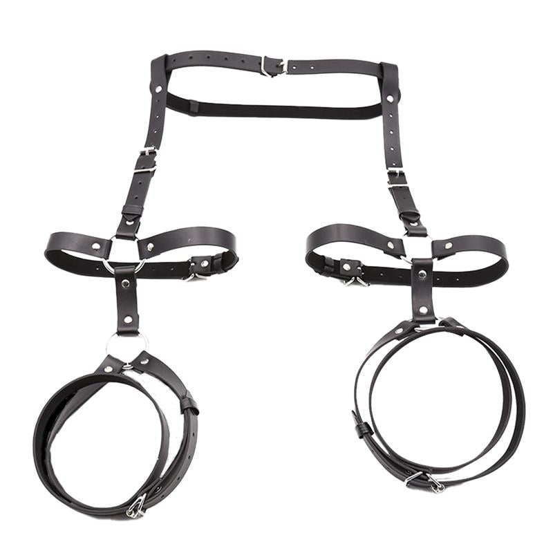 IntoYou Bdsm Line - Fabian Leg & Waist Bondage Harness Black