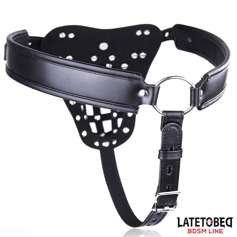 Latetobed BDSM Line -  Male Chastity Belt With Adjustable Lock