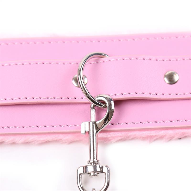 Latetobed BDSM Line - Collar With Pastel Pink Strap