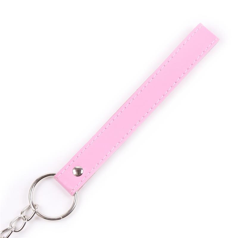 Latetobed BDSM Line - Collar With Pastel Pink Strap