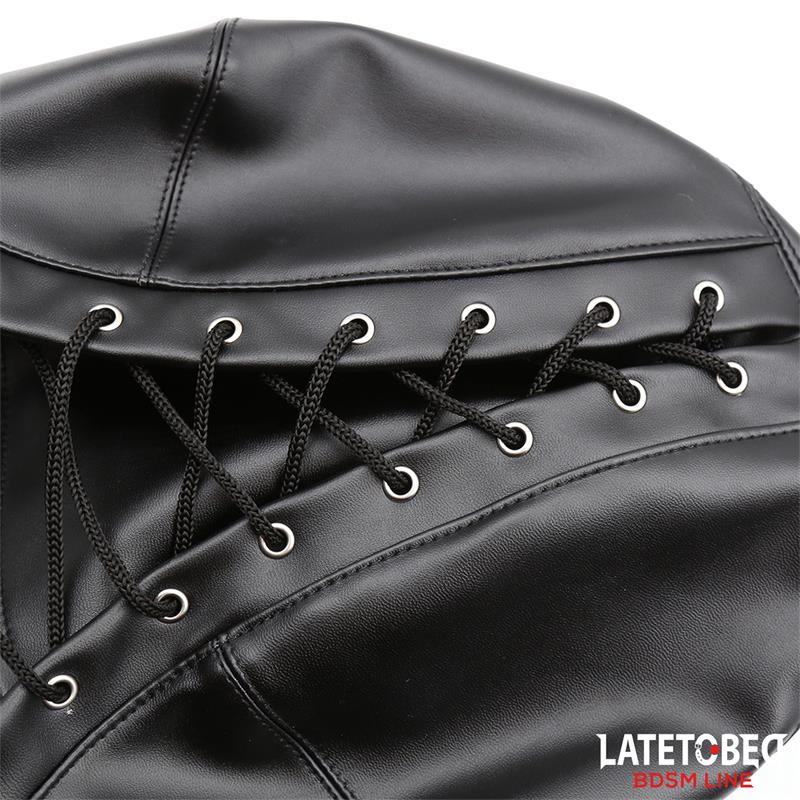 Latetobed BDSM Line - Submission Mask With Gag, Mask And Adjustable Mouth Cover