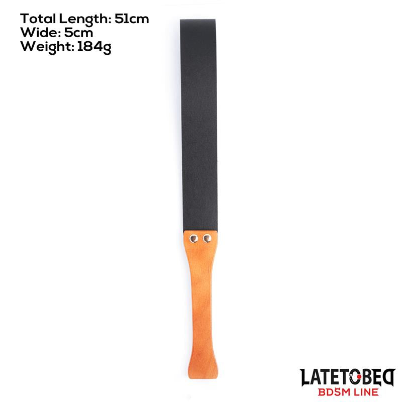 Latetobed BDSM Line - Flexible Paddle With Wooden Handle 51CM