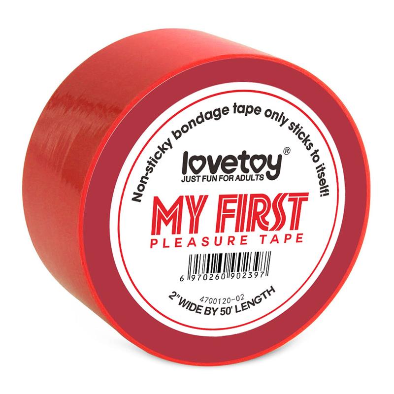 LoveToy Just Fun For Adult - Bondage Tape Non-Sticky Black / Grey / Pink / Fuchsia / Red