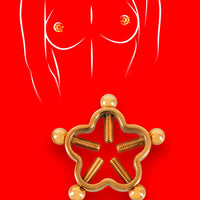 Bad Kitty - Nipple Jewellery Golden Flower