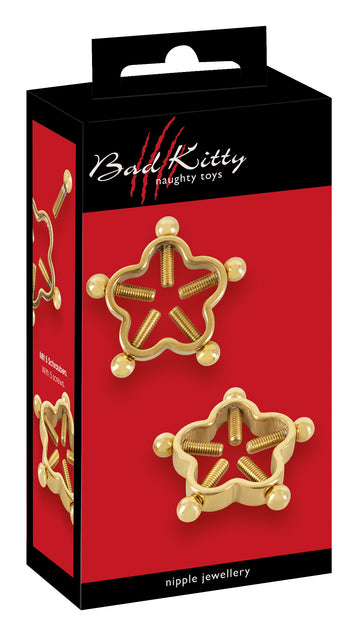 Bad Kitty - Nipple Jewellery Golden Flower