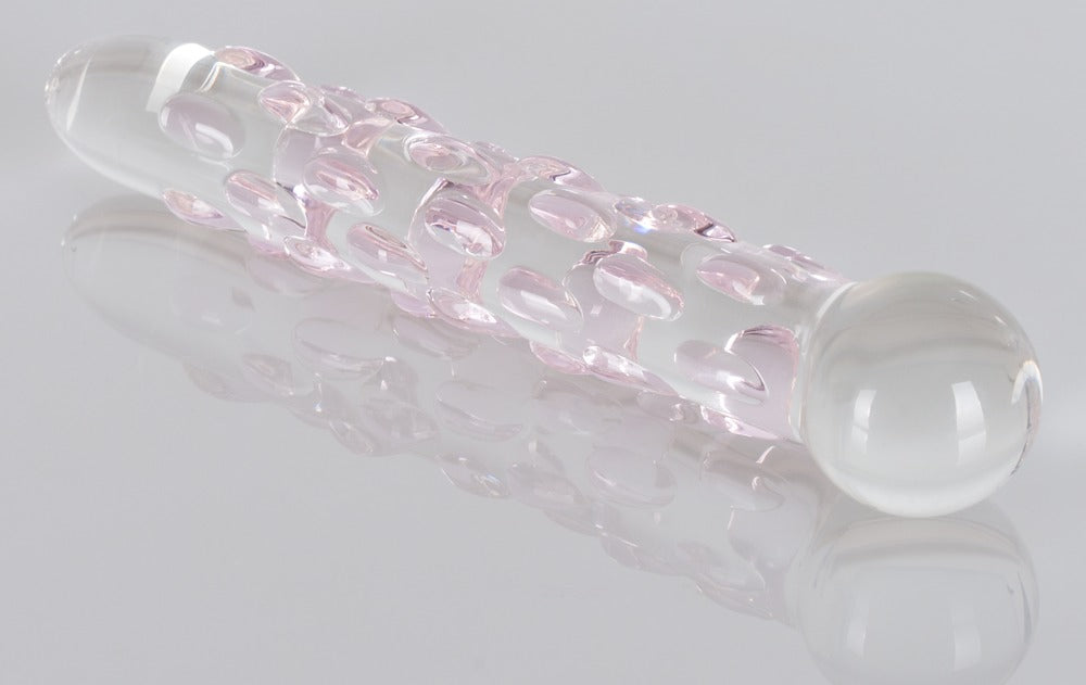 Icicles Hand Blown Glass Massager - N. 7