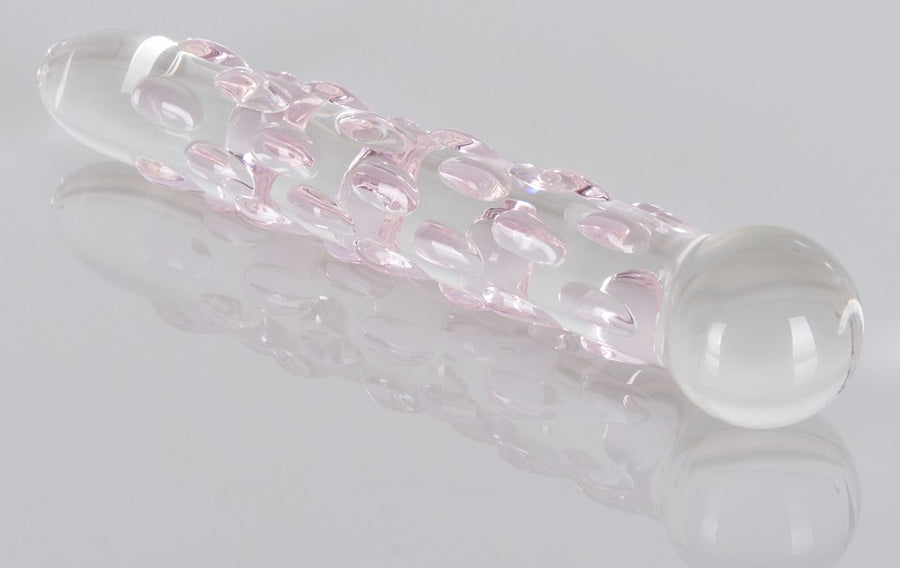 Icicles Hand Blown Glass Massager - N. 7