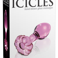 Icicles Hand Blown Glass Massager - N. 48