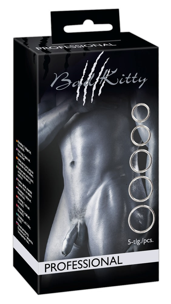 Bad Kitty - Set of 5 Cock Rings