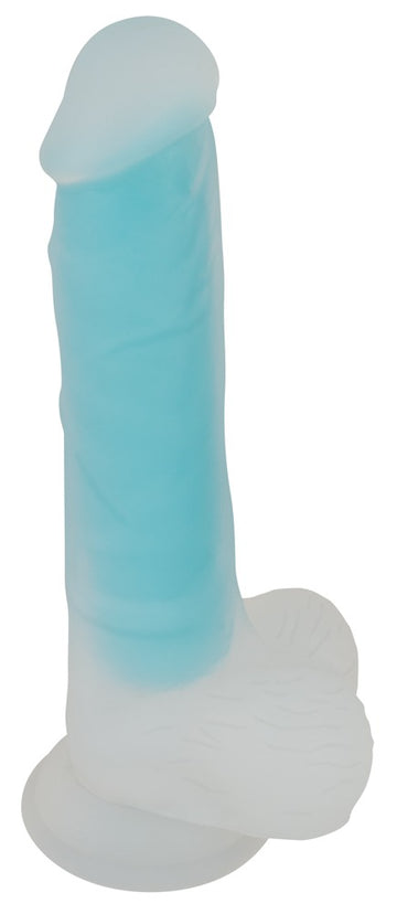 You2Toys Glow in the Dark - Silicone Dildo Blue