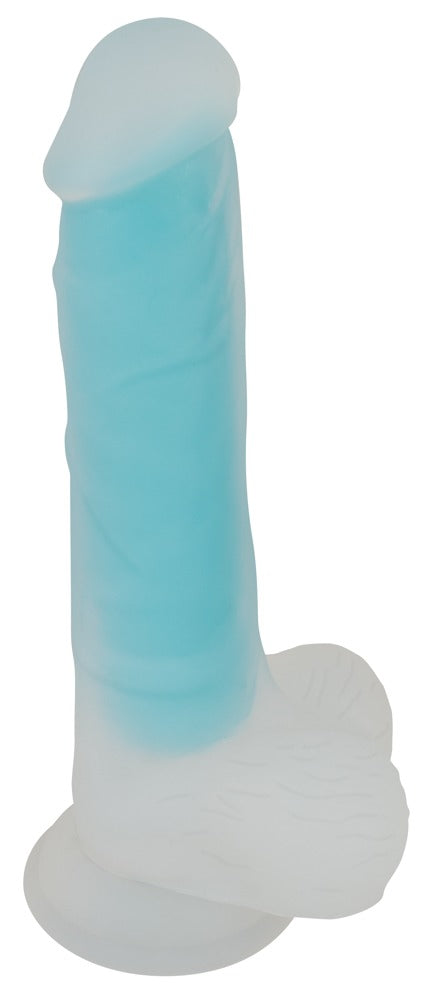 You2Toys Glow in the Dark - Silicone Dildo Blue