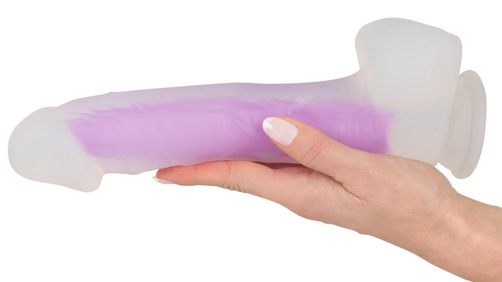 You2Toys Glow in the Dark - Silicone Dildo Pink