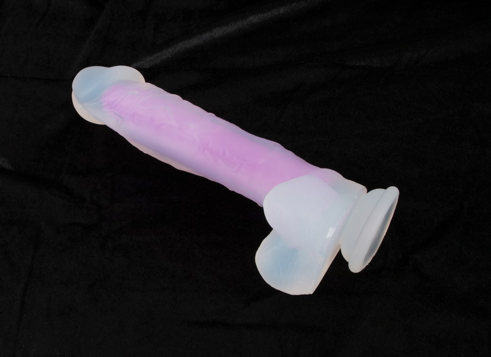 You2Toys Glow in the Dark - Silicone Dildo Pink