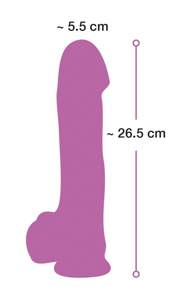 You2Toys Glow in the Dark - Silicone Dildo Pink