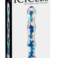 Icicles Hand Blown Glass Massager - N. 8