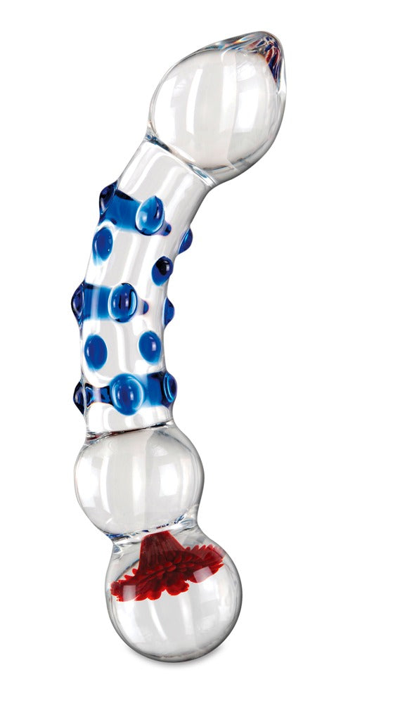 Icicles Hand Blown Glass Massager - N. 18