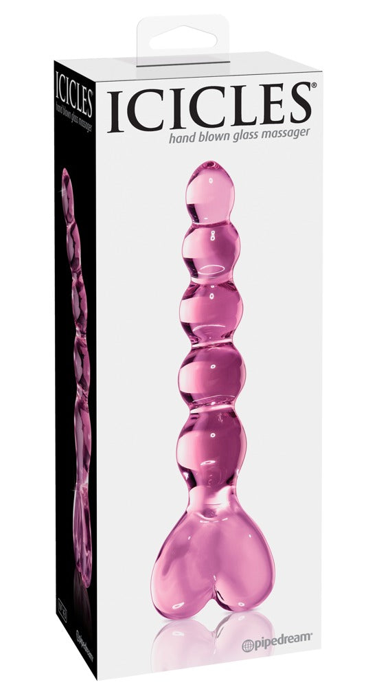 Icicles Hand Blown Glass Massager - N. 43