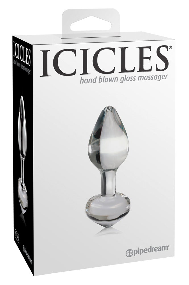 Icicles Hand Blown Glass Massager - N. 44