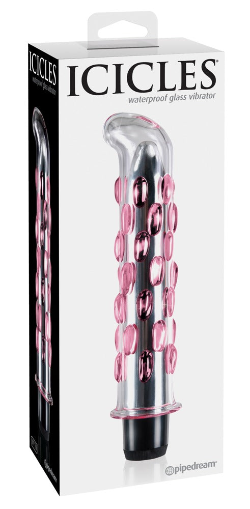 Icicles Hand Blown Glass Massager - N. 19