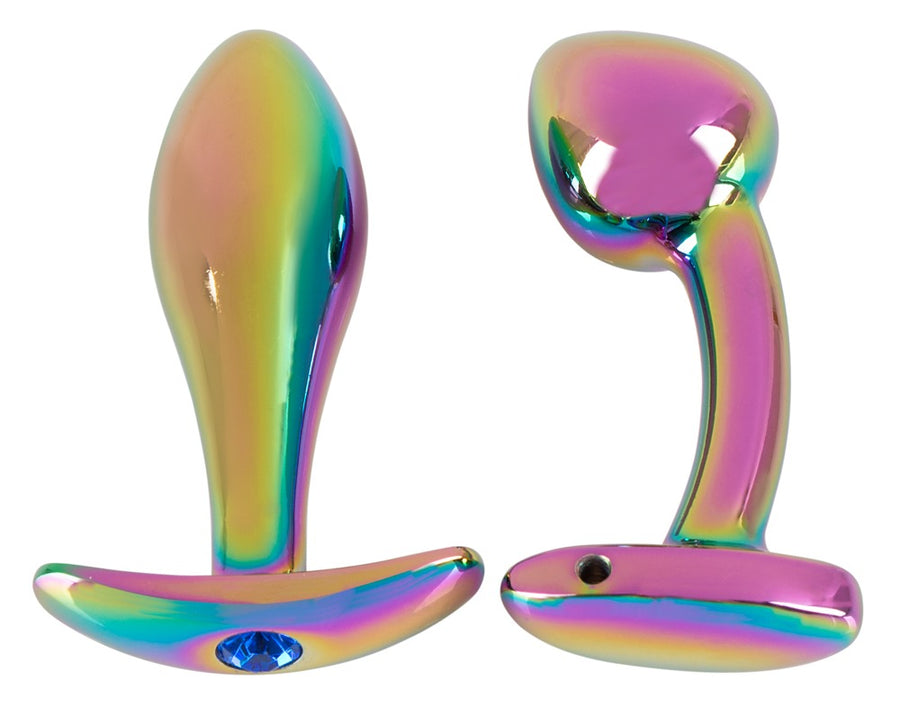 Anos Finest Butt Wear - Metal Butt Plug Set in Rainbow Colours