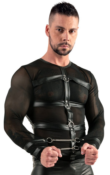 Svenjoyment Bondage - Long Sleeved Top With Harness And Restraints