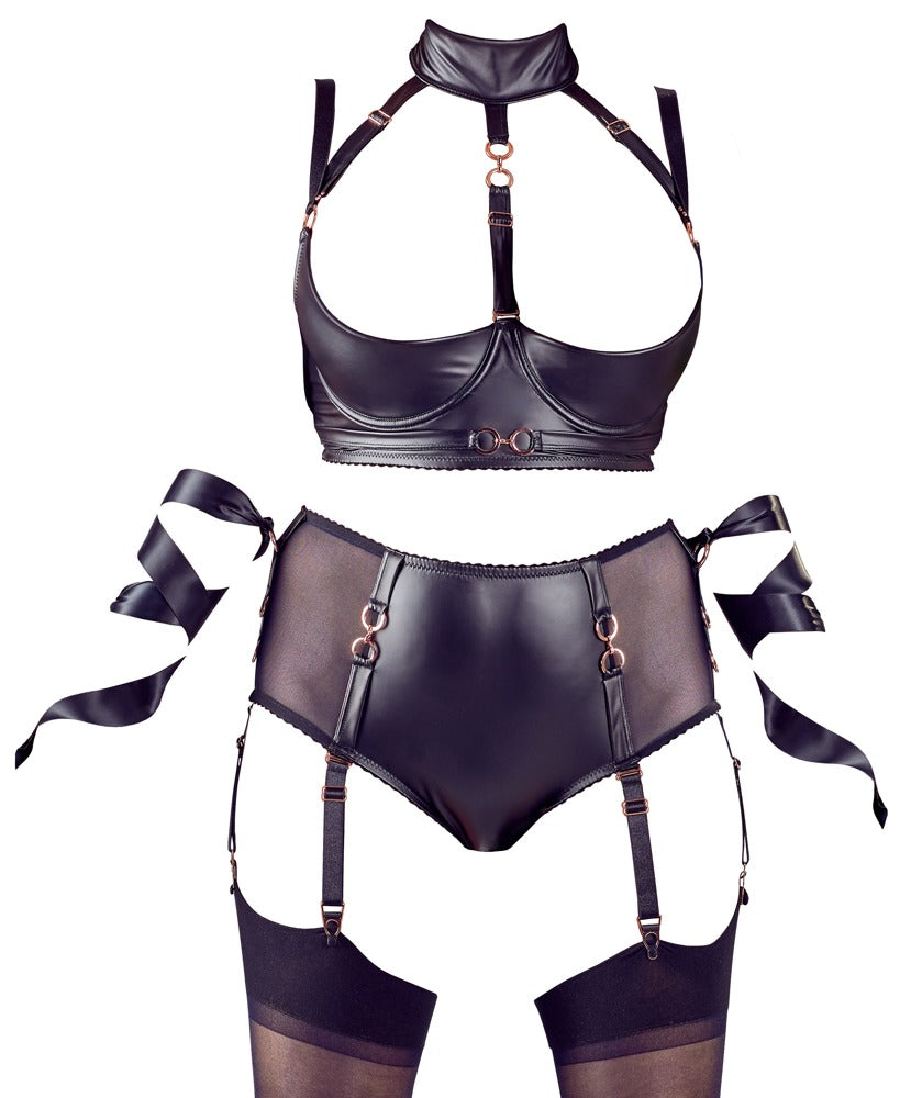 Cottelli Bondage - Shelf Bra Set